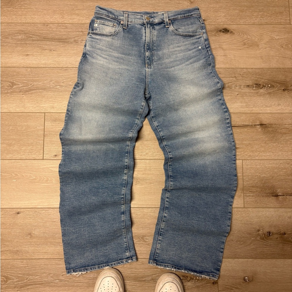 AG Adriano Goldschmied Light Blue baggy Jeans
